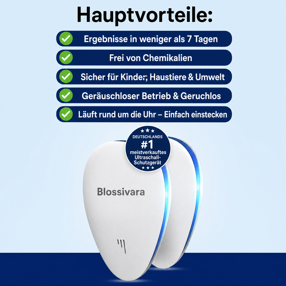Blossivara USO™ – Ultraschall Schädlingsabweiser